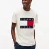T-shirt Tommy Jeans com logótipo de bandeira grande T-shirt Tommy Jeans com logótipo de bandeira grande