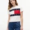 T-shirt Tommy Jeans com logótipo de bandeira grande T-shirt Tommy Jeans com logótipo de bandeira grande
