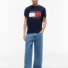 T-shirt Tommy Jeans com logótipo de bandeira grande T-shirt Tommy Jeans com logótipo de bandeira grande