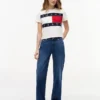 T-shirt Tommy Jeans com logótipo de bandeira grande T-shirt Tommy Jeans com logótipo de bandeira grande