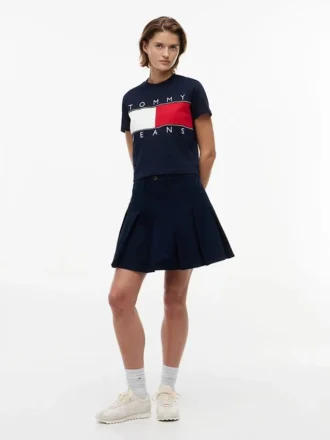 T-shirt Tommy Jeans com logótipo de bandeira grande