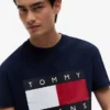T-shirt Tommy Jeans com logótipo de bandeira grande T-shirt Tommy Jeans com logótipo de bandeira grande