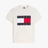 T-shirt Tommy Jeans com logótipo de bandeira grande T-shirt Tommy Jeans com logótipo de bandeira grande