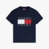 T-shirt Tommy Jeans com logótipo de bandeira grande T-shirt Tommy Jeans com logótipo de bandeira grande
