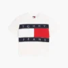 T-shirt Tommy Jeans com logótipo de bandeira grande T-shirt Tommy Jeans com logótipo de bandeira grande