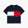 T-shirt Tommy Jeans com logótipo de bandeira grande T-shirt Tommy Jeans com logótipo de bandeira grande