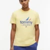 T-shirt Tommy Jeans com logótipo de vela T-shirt Tommy Jeans com logótipo de vela