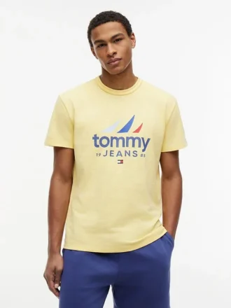 T-shirt Tommy Jeans com logótipo de vela