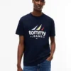 T-shirt Tommy Jeans com logótipo de vela T-shirt Tommy Jeans com logótipo de vela