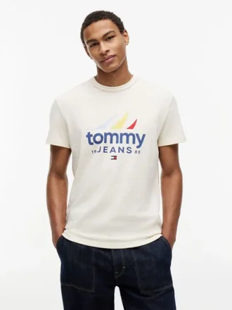 T-shirt Tommy Jeans com logótipo de vela