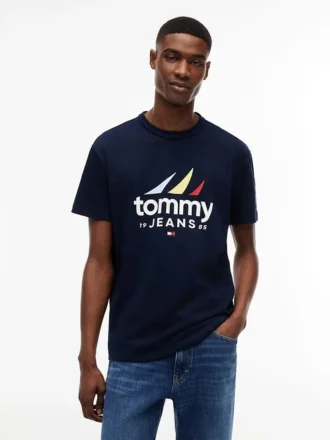 T-shirt Tommy Jeans com logótipo de vela