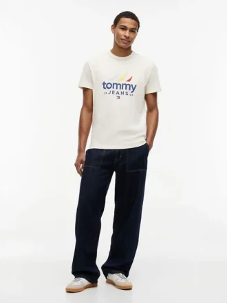 T-shirt Tommy Jeans com logótipo de vela