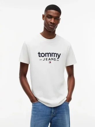 T-shirt Tommy Jeans com logótipo e corte justo