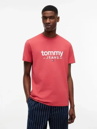 T-shirt Tommy Jeans com logótipo e corte justo