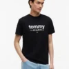T-shirt Tommy Jeans com logótipo e corte justo T-shirt Tommy Jeans com logótipo e corte justo