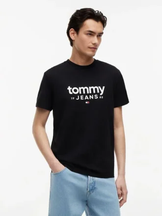 T-shirt Tommy Jeans com logótipo e corte justo