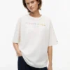 T-shirt Tommy Jeans com logótipo em cristal T-shirt Tommy Jeans com logótipo em cristal