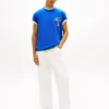 T-shirt Tommy Jeans com logótipo pintado com spray T-shirt Tommy Jeans com logótipo pintado com spray