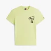 T-shirt Tommy Jeans com logótipo pintado com spray T-shirt Tommy Jeans com logótipo pintado com spray