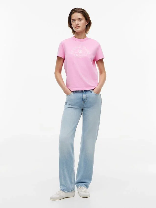 T-shirt Tommy Jeans com logótipo Sports Club T-shirt Tommy Jeans com logótipo Sports Club