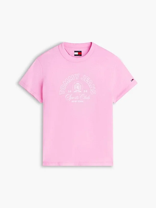 T-shirt Tommy Jeans com logótipo Sports Club T-shirt Tommy Jeans com logótipo Sports Club