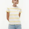 T-shirt Tommy Jeans com riscas de râguebi T-shirt Tommy Jeans com riscas de râguebi
