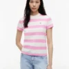 T-shirt Tommy Jeans com riscas de râguebi T-shirt Tommy Jeans com riscas de râguebi