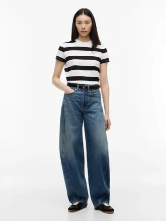T-shirt Tommy Jeans com riscas de râguebi