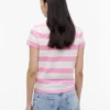 T-shirt Tommy Jeans com riscas de râguebi T-shirt Tommy Jeans com riscas de râguebi