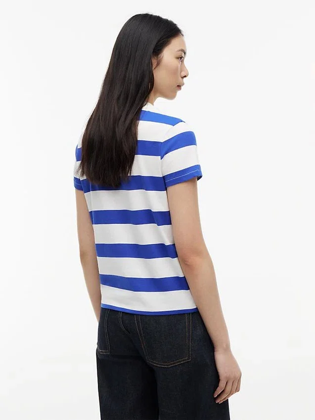 T-shirt Tommy Jeans com riscas de râguebi T-shirt Tommy Jeans com riscas de râguebi