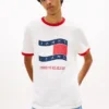 T-shirt Tommy Jeans Wavy Flag Ringer T-shirt Tommy Jeans Wavy Flag Ringer
