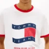 T-shirt Tommy Jeans Wavy Flag Ringer T-shirt Tommy Jeans Wavy Flag Ringer