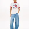 T-shirt Tommy Jeans Wavy Flag Ringer T-shirt Tommy Jeans Wavy Flag Ringer