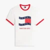 T-shirt Tommy Jeans Wavy Flag Ringer T-shirt Tommy Jeans Wavy Flag Ringer