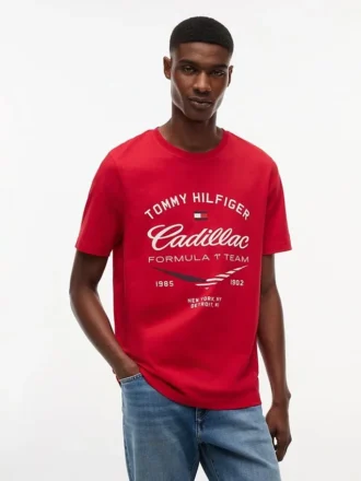 T-shirt Tommy x Cadillac F1® Team Retro Chevron