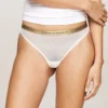 Tanga com logótipo na cintura, embalagem de 5 unidades Tanga com logótipo na cintura, embalagem de 5 unidades