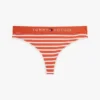 Tanga em Algodão Elástico com Logótipo Tommy Tanga em Algodão Elástico com Logótipo Tommy
