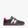 Ténis de skate Hilfiger com logótipo em materiais mistos