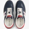Ténis de skate Hilfiger com logótipo em materiais mistos