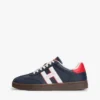 Ténis de skate Hilfiger com logótipo em materiais mistos