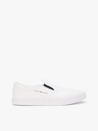 Ténis Slip-On em Lona Vulcanizada