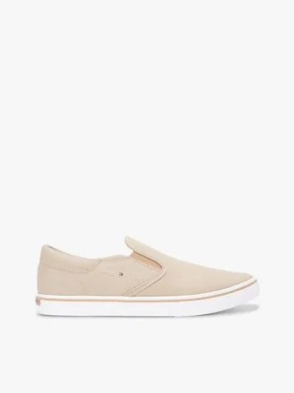 Ténis Slip-On em Lona Vulcanizada