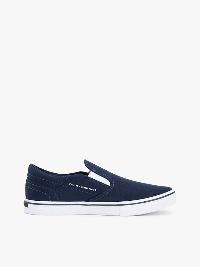 Ténis Slip-On em Lona Vulcanizada Ténis Slip-On em Lona Vulcanizada