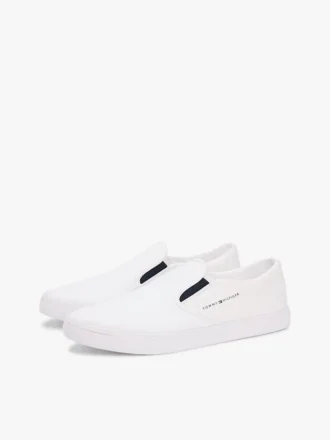 Ténis Slip-On em Lona Vulcanizada