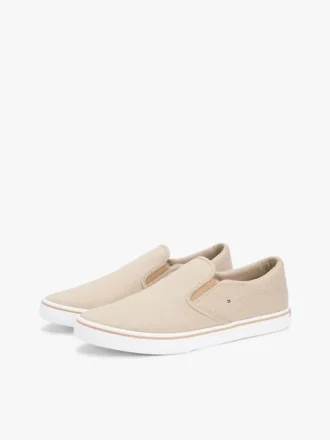 Ténis Slip-On em Lona Vulcanizada