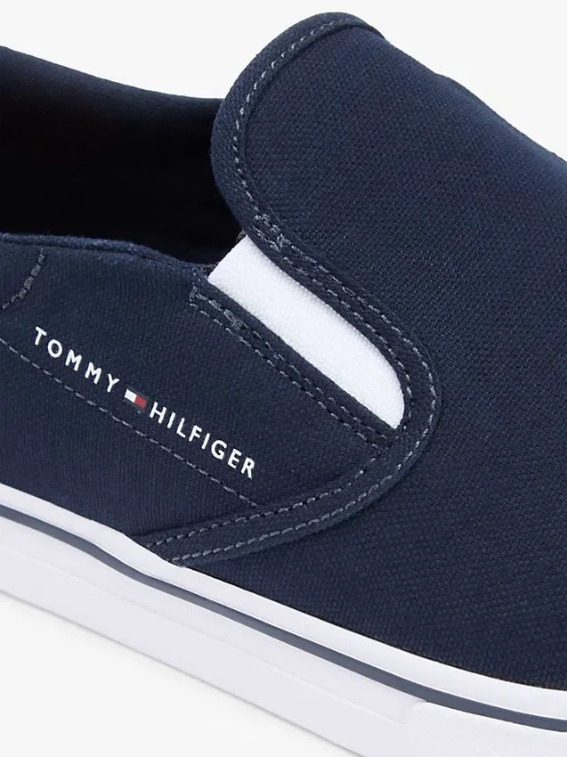 Ténis Slip-On em Lona Vulcanizada Ténis Slip-On em Lona Vulcanizada