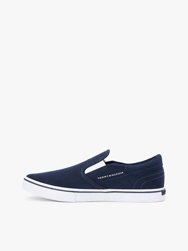 Ténis Slip-On em Lona Vulcanizada Ténis Slip-On em Lona Vulcanizada