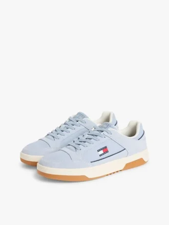 Tênis Tommy Jeans com sola cupsole em materiais mistos