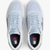 Tênis Tommy Jeans com sola cupsole em materiais mistos Tênis Tommy Jeans com sola cupsole em materiais mistos