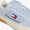 Tênis Tommy Jeans com sola cupsole em materiais mistos Tênis Tommy Jeans com sola cupsole em materiais mistos